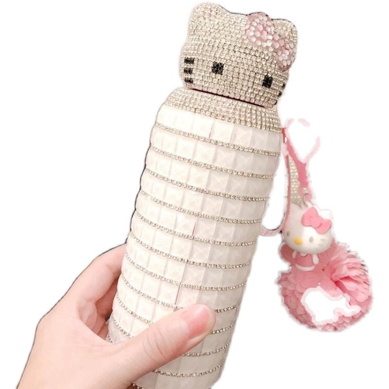 Cute KT Diamond Shinning Bottle