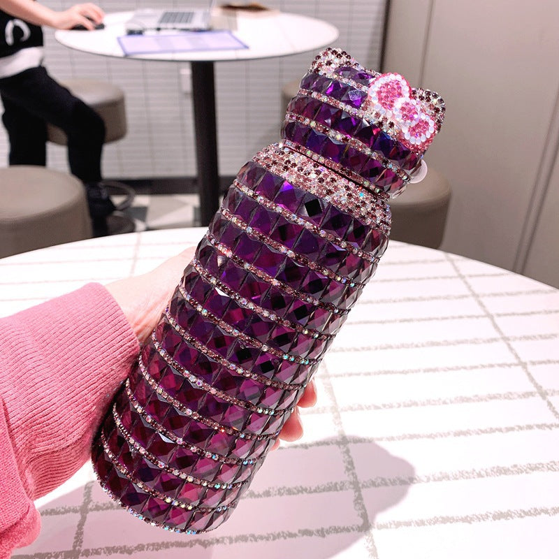 Cute KT Diamond Shinning Bottle