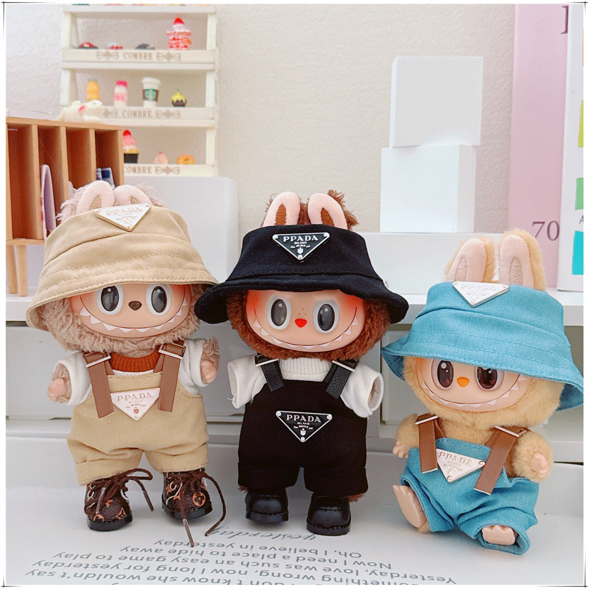For 17cm Labubu Clothes Fashion Designer Outfits