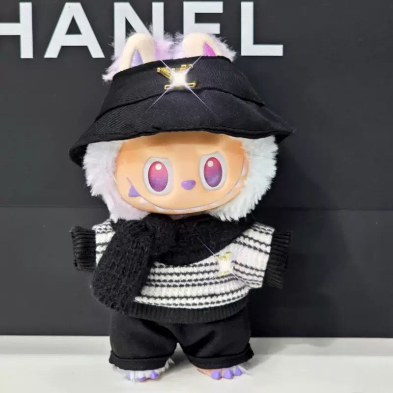 For 17cm Labubu Clothes Fashion Designer Outfits