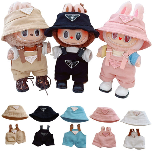 For 17cm Labubu Clothes Fashion Designer Outfits