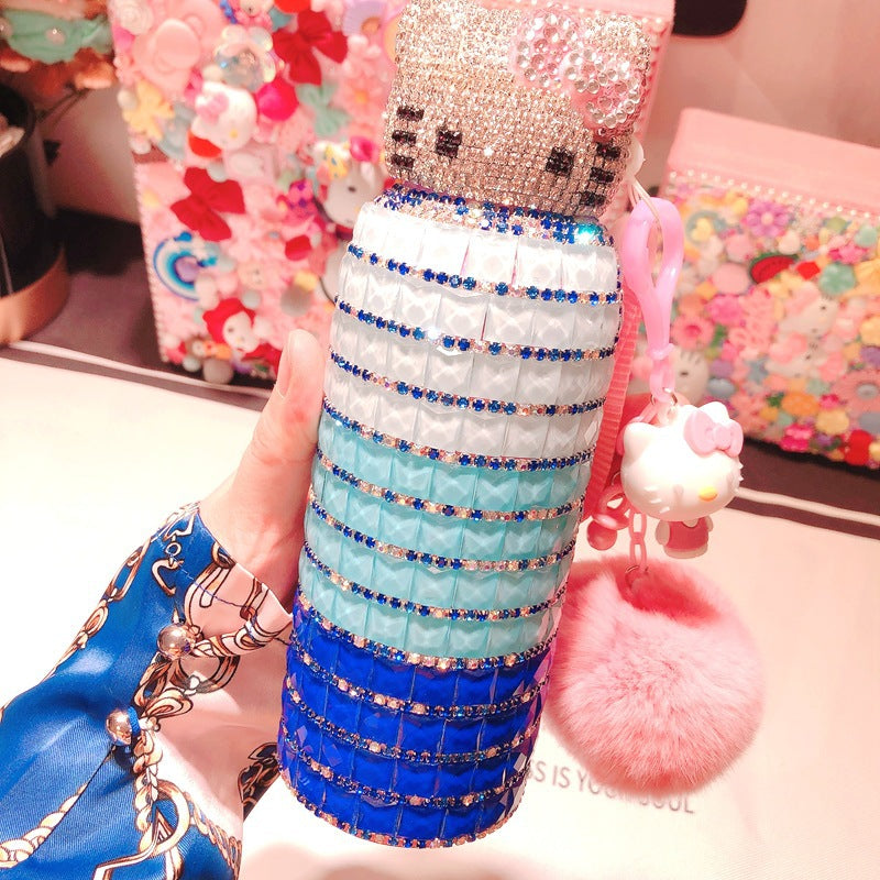 Cute KT Diamond Shinning Bottle