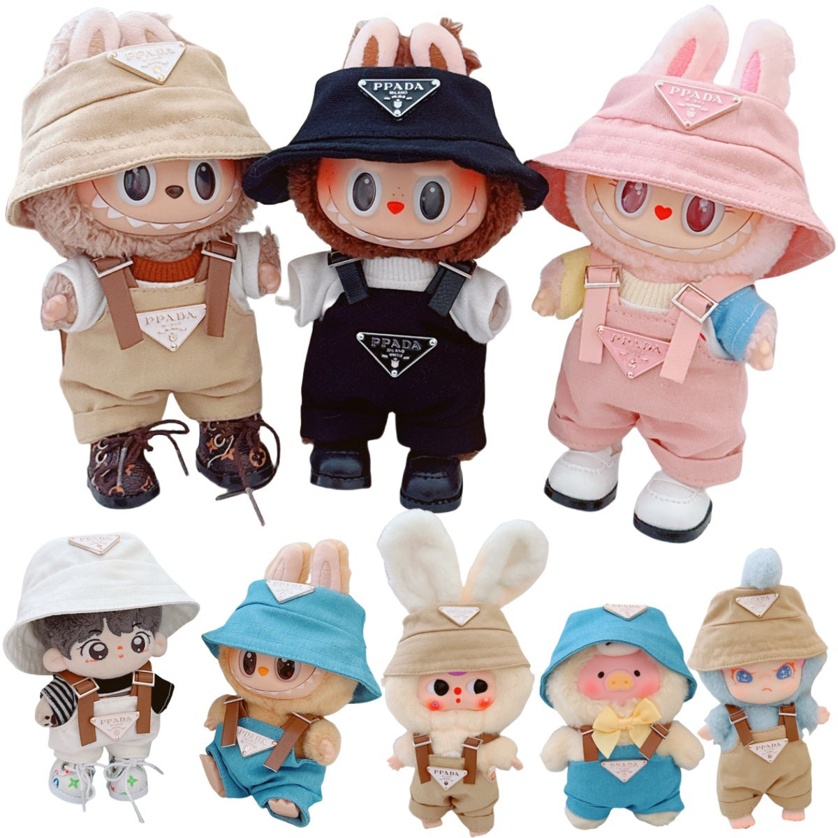 For 17cm Labubu Clothes Fashion Designer Outfits