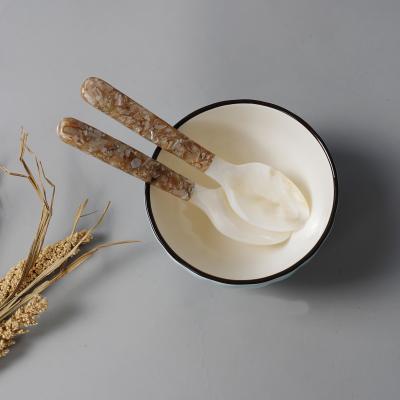 Luxury Pearl Shell Spoon Natural Material
