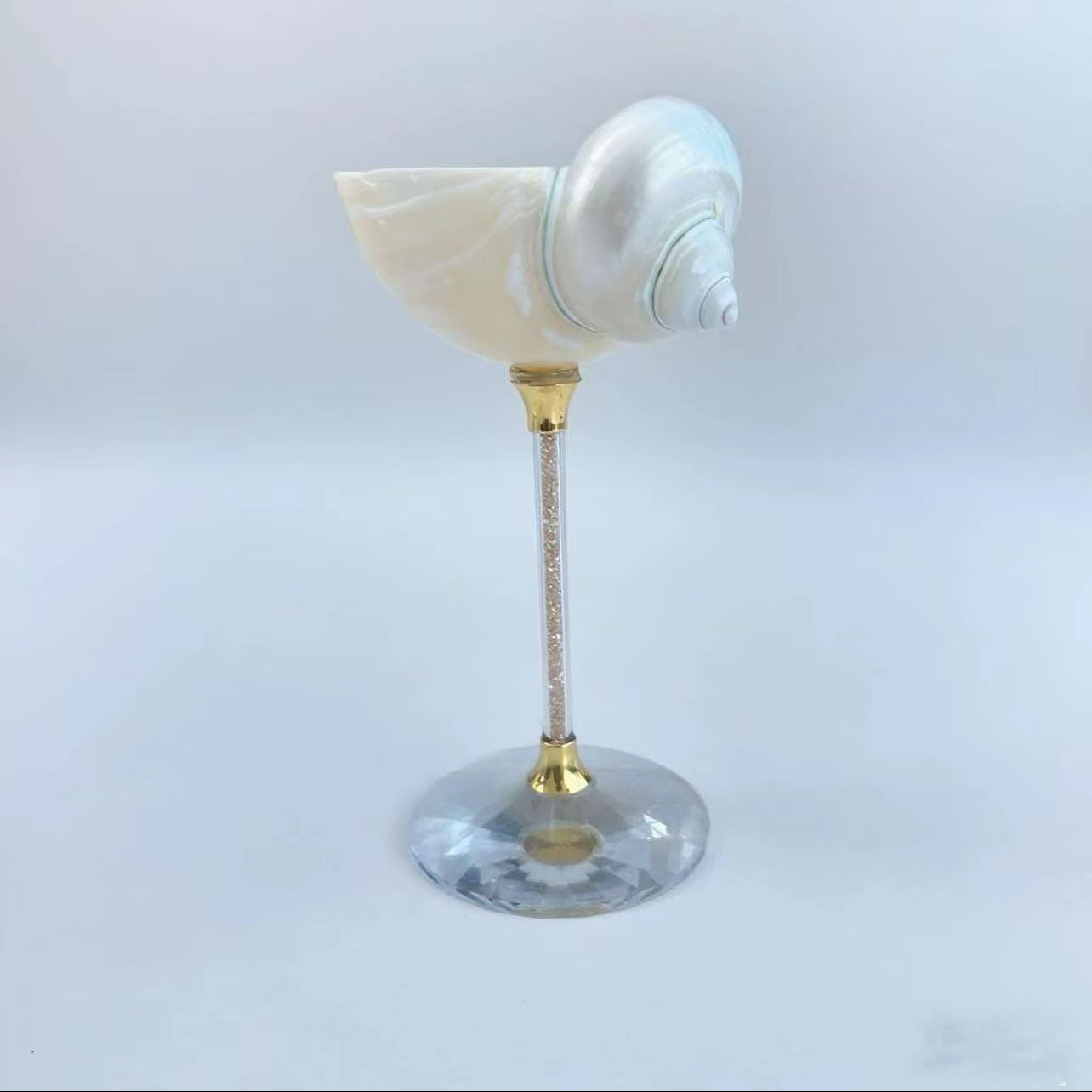 Handmade Conch Goblet for Decoration